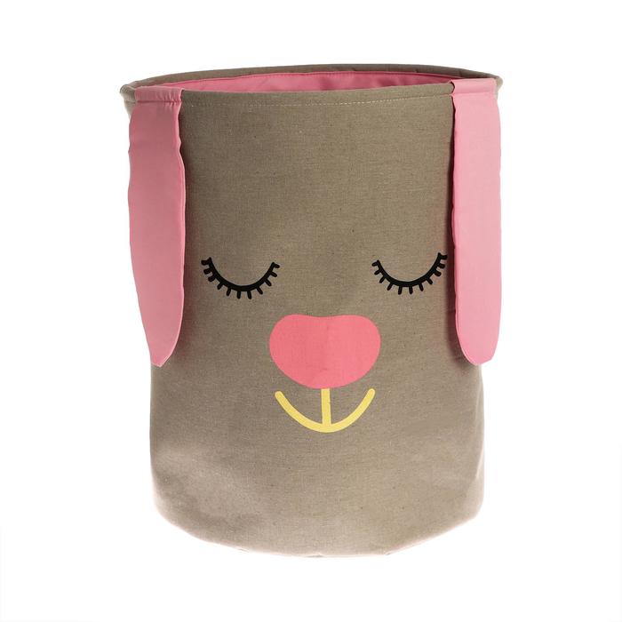 Корзина для хранения игрушек «Зайка» розовый, 40×40×50 см
Корзина для хранения игрушек «Зайка» розовый, 40×40×50 см