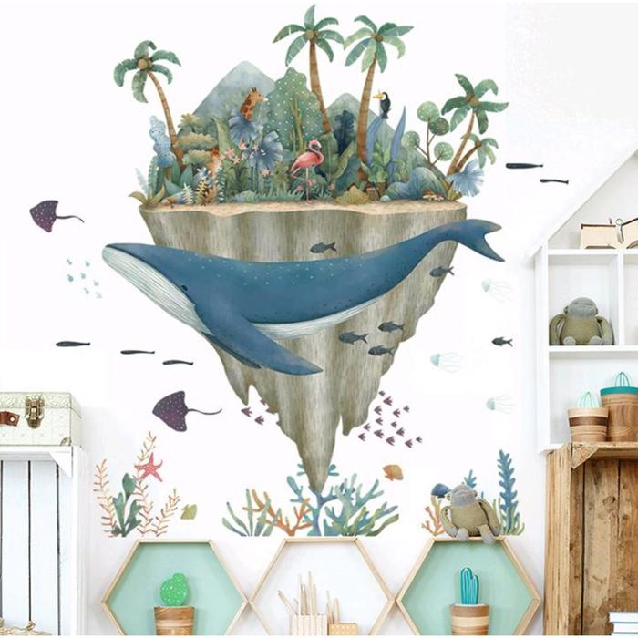 Наклейка пластик интерьерная цветная "Кит и остров" 30х90 см набор 2 листа
Наклейка пластик интерьерная цветная "Кит и остров" 30х90 см набор 2 листа