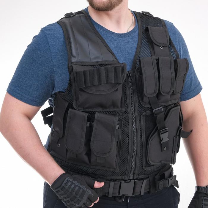 Жилет разгрузочный "Storm tactic", черный
Жилет разгрузочный "Storm tactic", черный
