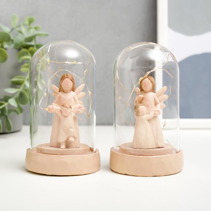 Сувенир полистоун свет "Ангелочки в розовом безликие" колба МИКС 12х7х7 см
Сувенир полистоун свет "Ангелочки в розовом безликие" колба МИКС 12х7х7 см