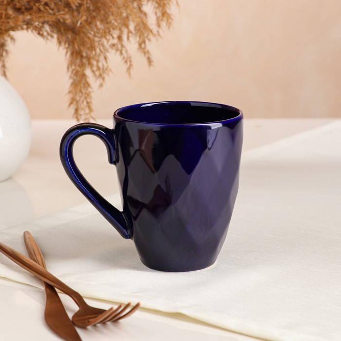 Кружка "Кристалл", тёмно-синяя, керамика, 0.4 л
Кружка "Кристалл", тёмно-синяя, керамика, 0.4 л