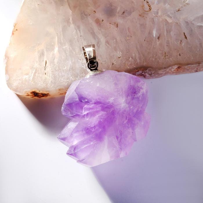 Подвеска галтовка необработанная "Аметист", форма МИКС 
Подвеска галтовка необработанная "Аметист", форма МИКС