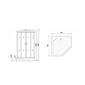 Душевая кабина NG- 6901-01D BLACK, 90х90х220 см, низкий поддон 16 см, стекло тонированное
Душевая кабина NG- 6901-01D BLACK, 90х90х220 см, низкий поддон 16 см, стекло тонированное