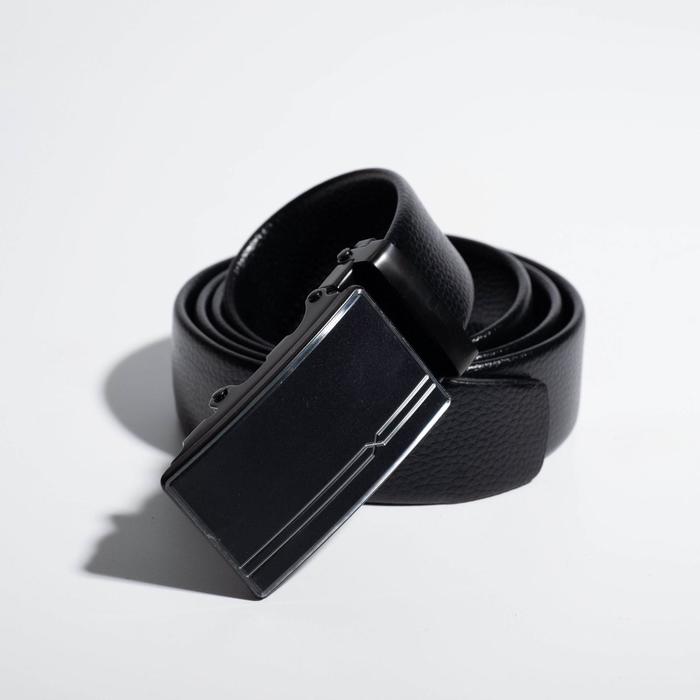 Ремень мужской, ширина 4 см, автомат, цвет чёрный 
Ремень мужской, ширина 4 см, автомат, цвет чёрный