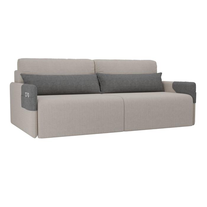 Прямой диван «Армада», механизм еврокнижка, рогожка, цвет бежевый / серый
Прямой диван «Армада», механизм еврокнижка, рогожка, цвет бежевый / серый