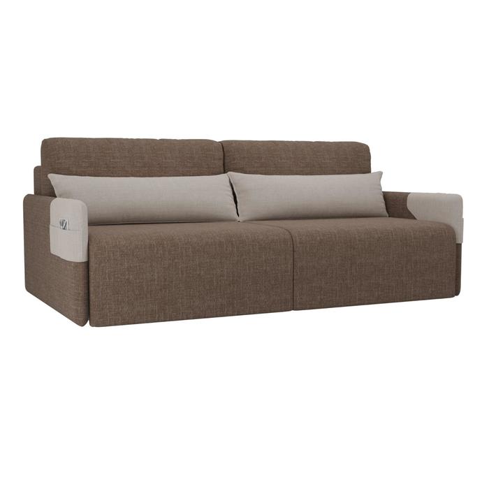 Прямой диван «Армада», механизм еврокнижка, рогожка, цвет коричневый / бежевый
Прямой диван «Армада», механизм еврокнижка, рогожка, цвет коричневый / бежевый