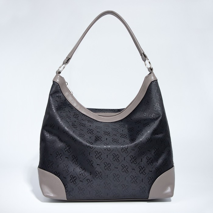 Сумка-хобо Медведково, отдел на молнии, наружный карман, цвет коричневый 
Сумка-хобо Медведково, отдел на молнии, наружный карман, цвет коричневый