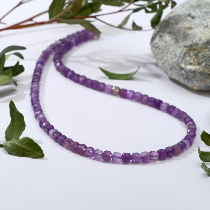 Бусы кубик гранёный "Аметист", 45см
Бусы кубик гранёный "Аметист", 45см