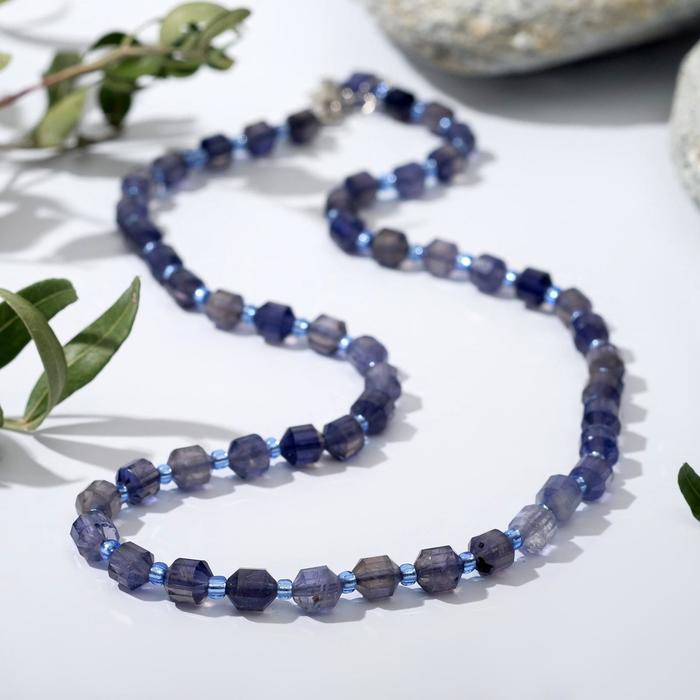 Бусы многогранник через бисер "Иолит", 45см
Бусы многогранник через бисер "Иолит", 45см