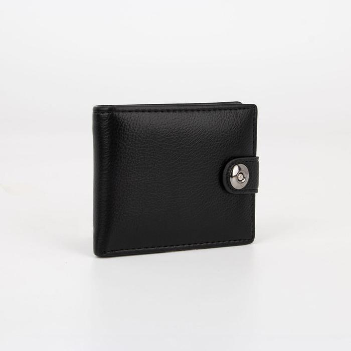 Портмоне мужское, 2 отдела на клапане, цвет чёрный
Портмоне мужское, 2 отдела на клапане, цвет чёрный