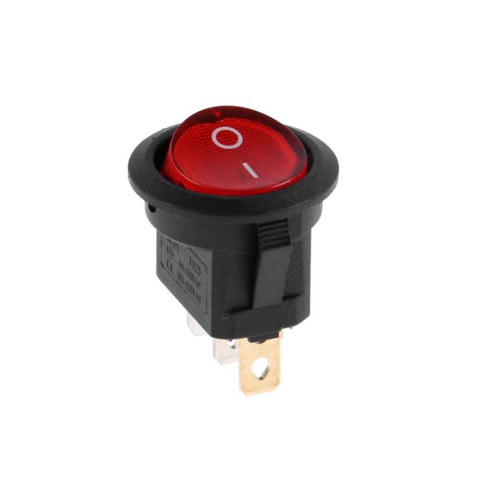 Клавишный выключатель круглый, 250 В, 6 А, ON-OFF, 3с, красный, с подсветкой, наб 10 ш. 
Клавишный выключатель круглый, 250 В, 6 А, ON-OFF, 3с, красный, с подсветкой, наб 10 ш.
