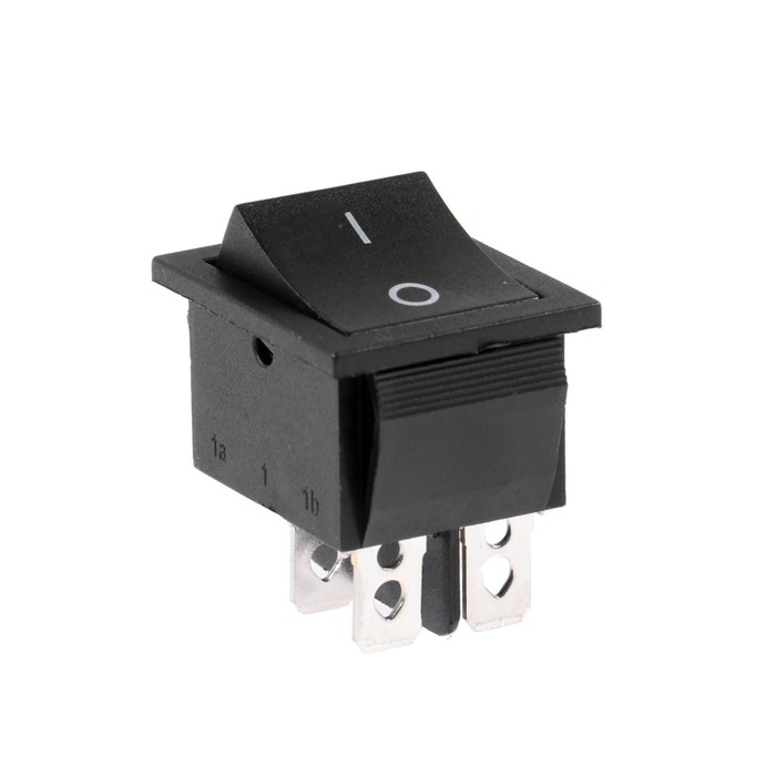 Клавишный выключатель, 250 В, 15 А, ON-OFF, 4c, черный, наб 10 ш.
Клавишный выключатель, 250 В, 15 А, ON-OFF, 4c, черный, наб 10 ш.