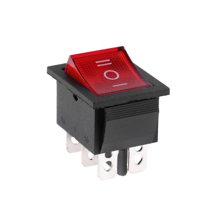 Клавишный выключатель, 250 В, 15 А, ON-OFF-ON, 6с, красный, с подсветкой, наб 10 ш.
Клавишный выключатель, 250 В, 15 А, ON-OFF-ON, 6с, красный, с подсветкой, наб 10 ш.