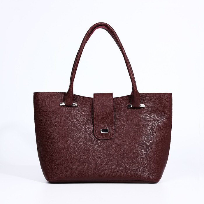 Сумка-тоут на молнии, цвет бордовый
Сумка-тоут на молнии, цвет бордовый