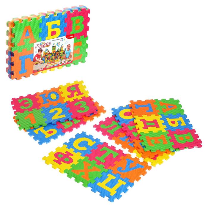 Конструктор-коврик мягкий «Изучаем алфавит»
Конструктор-коврик мягкий «Изучаем алфавит»