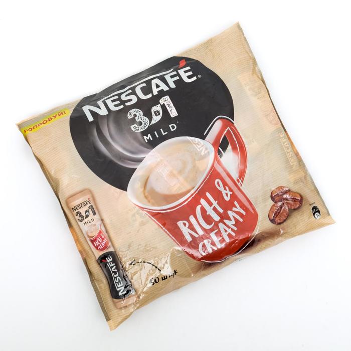 Кофе растворимый Nescafe 3 в 1 Мягкий, 50x14,5 г
Кофе растворимый Nescafe 3 в 1 Мягкий, 50x14,5 г