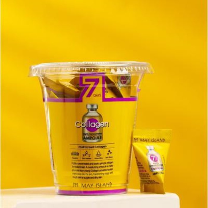 Ампула с коллагеном May Island для упругости кожи, 12 шт.
Ампула с коллагеном May Island для упругости кожи, 12 шт.