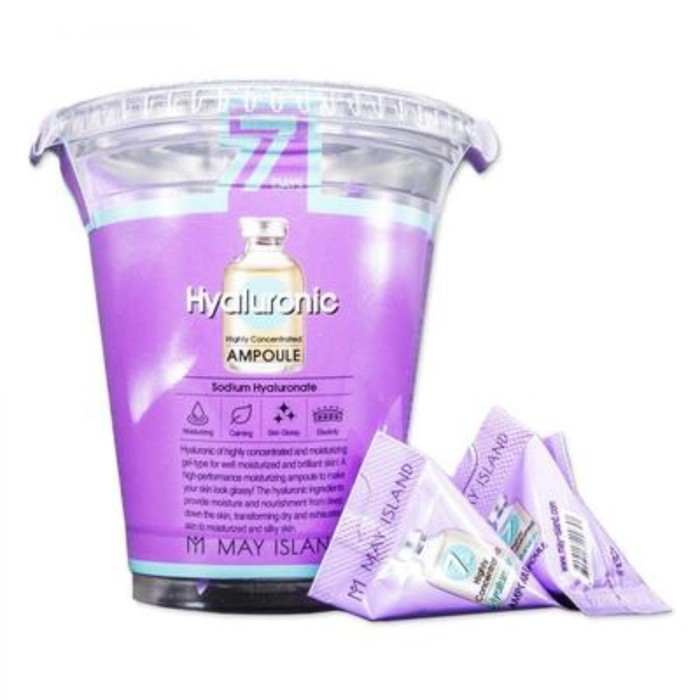 Увлажняющая ампула May Island с гиалуроновой кислотой, 12 шт.
Увлажняющая ампула May Island с гиалуроновой кислотой, 12 шт.