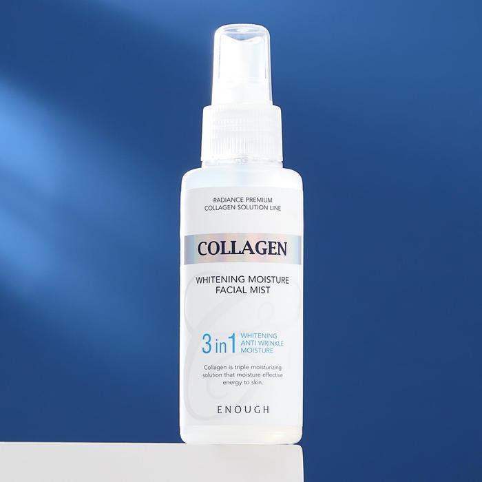Увлажняющий осветляющий мист Enough с коллагеном 3 в 1, 100 мл
Увлажняющий осветляющий мист Enough с коллагеном 3 в 1, 100 мл