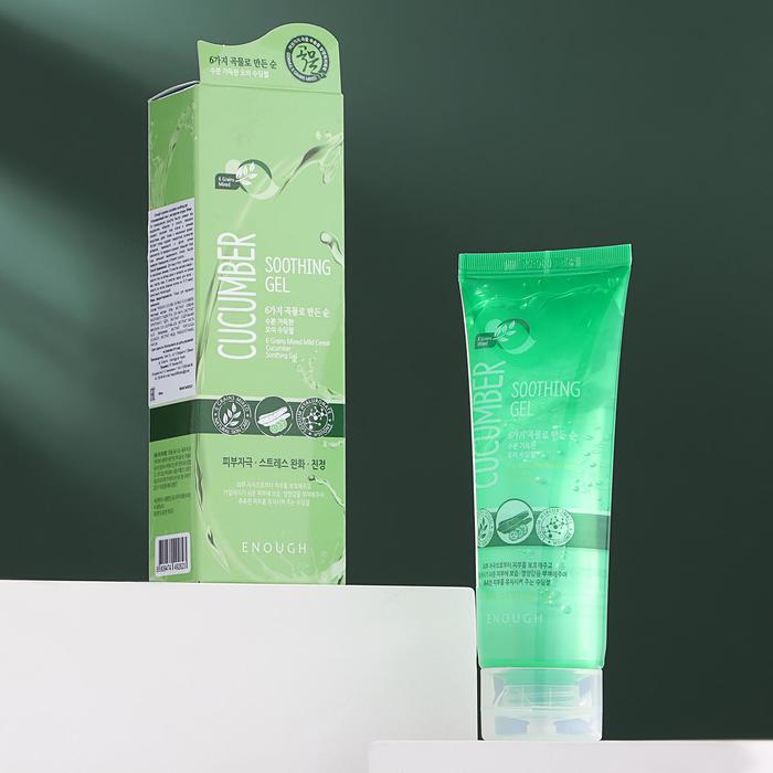 Успокаивающий гель Enough с экстрактом огурца, 100 мл
Успокаивающий гель Enough с экстрактом огурца, 100 мл