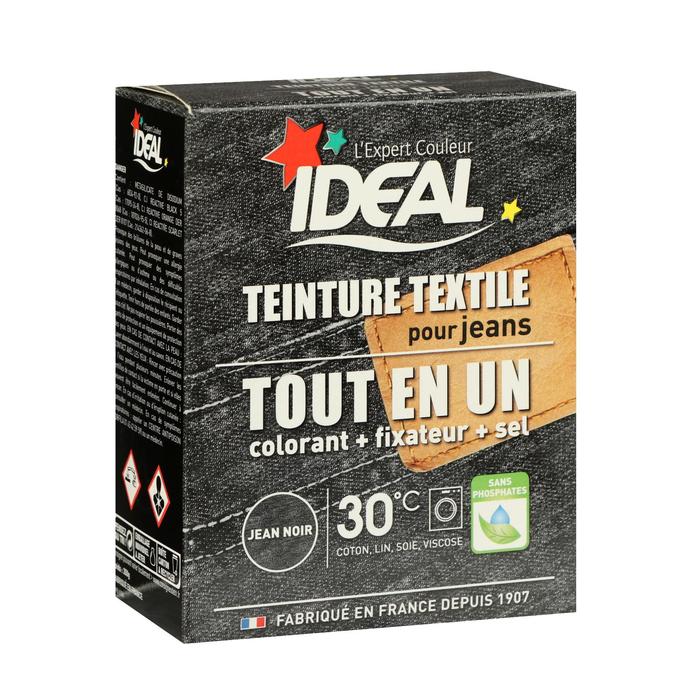 Краска для окрашивания одежды и тканей IDEAL, Чёрные джинсы, 350 г
Краска для окрашивания одежды и тканей IDEAL, Чёрные джинсы, 350 г