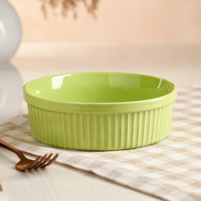 Форма для выпечки "Классика", фисташковый цвет, керамика, 0.6 л 
Форма для выпечки "Классика", фисташковый цвет, керамика, 0.6 л