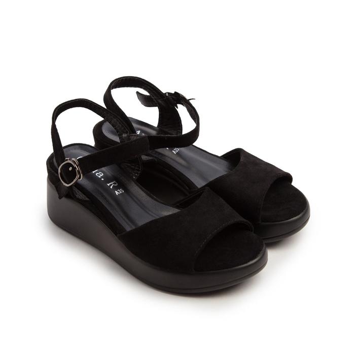 фото Босоножки женские, цвет чёрный, размер 36 ana.r