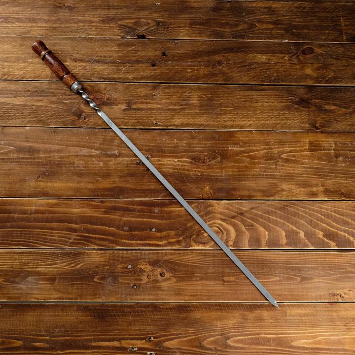 Шампур узбекский для шашлыка, с деревянной ручкой, 50см
Шампур узбекский для шашлыка, с деревянной ручкой, 50см