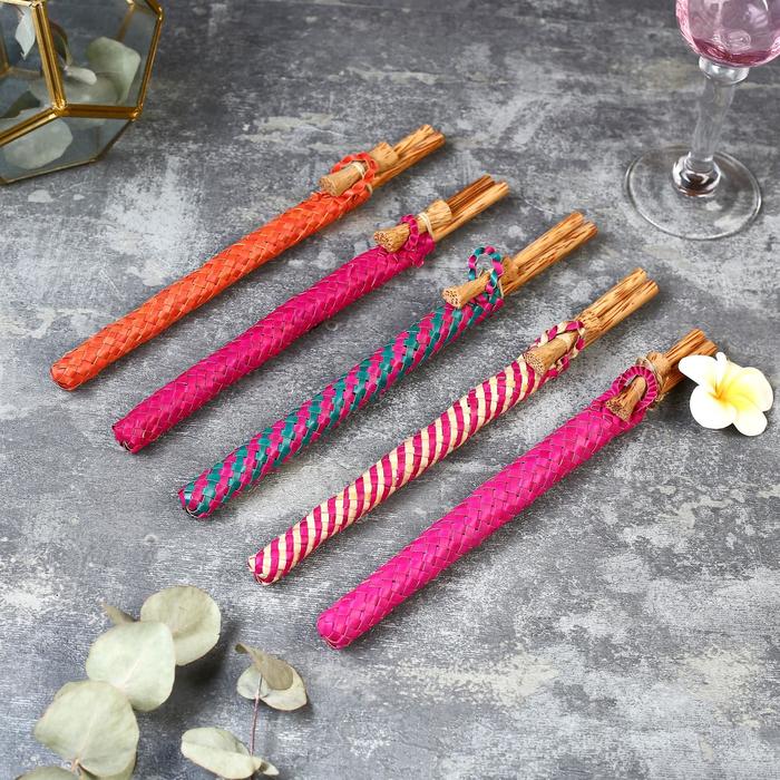 Палочки бамбуковые "Радуга" 5 пар 25х10х2 см
Палочки бамбуковые "Радуга" 5 пар 25х10х2 см