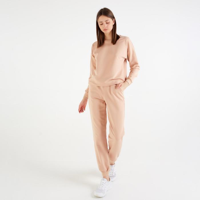 Костюм женский (свитшот, брюки) MINAKU: Casual Collection цвет бежевый, размер 52
Костюм женский (свитшот, брюки) MINAKU: Casual Collection цвет бежевый, размер 52