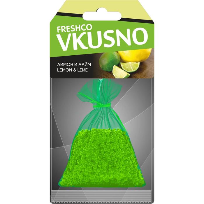 фото Ароматизатор подвесной мешок "freshco vkusno", лимон и лайм