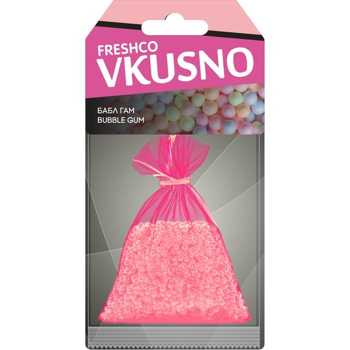 фото Ароматизатор подвесной мешок "freshco vkusno", бабл-гам