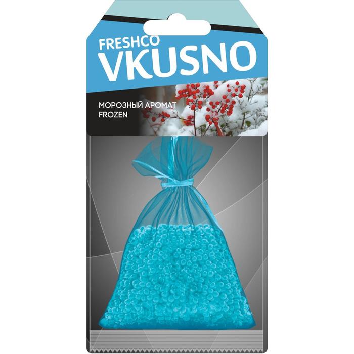 фото Ароматизатор подвесной мешок "freshco vkusno" морозный аромат