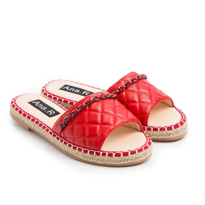 Сабо женские, цвет красный, размер 40 
Сабо женские, цвет красный, размер 40