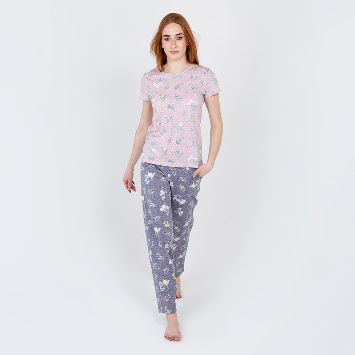 Костюм женский (футболка, брюки) цвет розовый, размер 50
Костюм женский (футболка, брюки) цвет розовый, размер 50