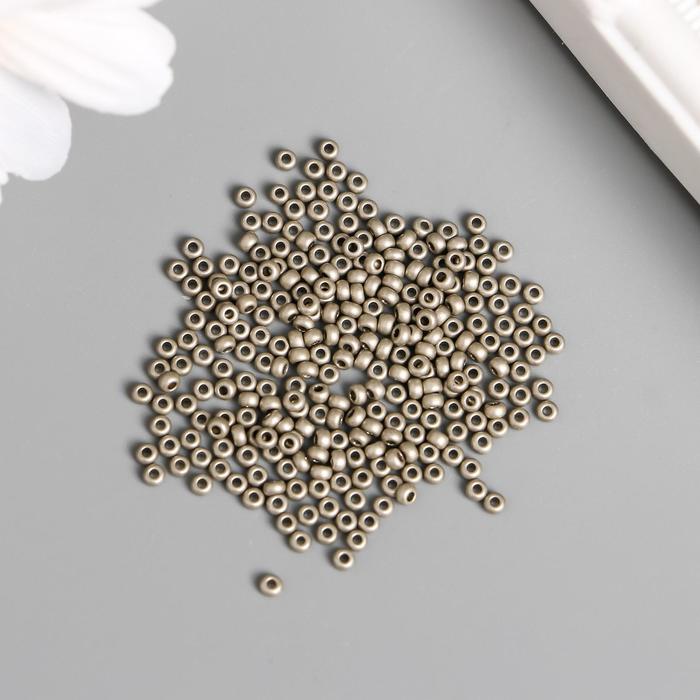 Бисер матовый "Preciosa" прозрачный, 10/0, 20 гр стальной
Бисер матовый "Preciosa" прозрачный, 10/0, 20 гр стальной