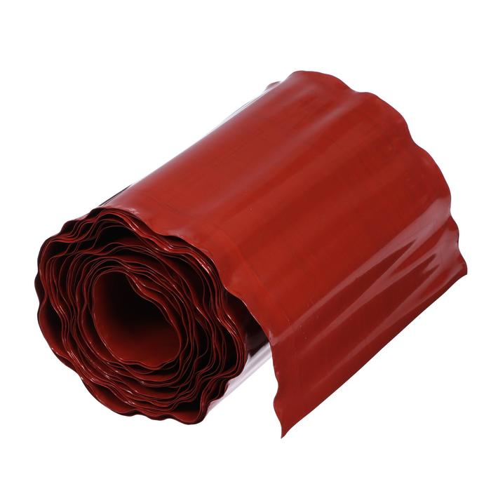 Лента бордюрная, 0.3 × 9 м, толщина 0.6 мм, гофра, пластиковая, коричневая
Лента бордюрная, 0.3 × 9 м, толщина 0.6 мм, гофра, пластиковая, коричневая