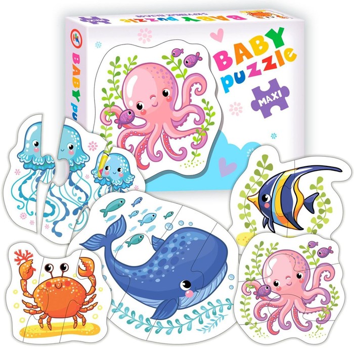 Пазл Baby puzzle «Морские животные»
Пазл Baby puzzle «Морские животные»