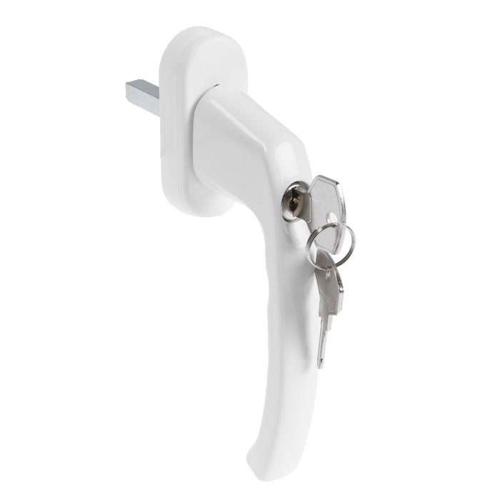 Ручка с замком, металл. 37мм WH039 Ral 9016, белая
Ручка с замком, металл. 37мм WH039 Ral 9016, белая