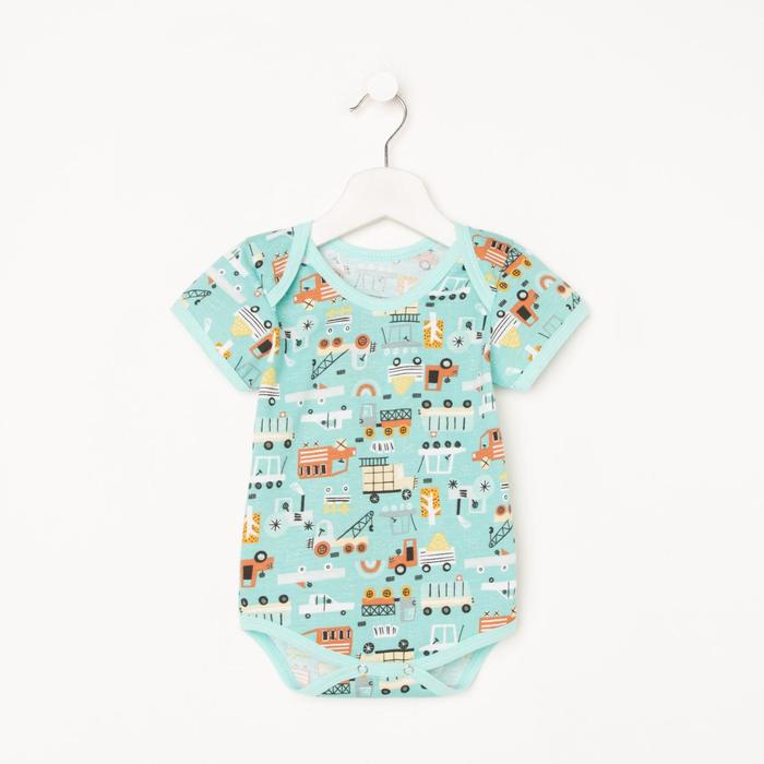 Боди с коротким рукавом, цвет бирюзовый/машины, рост 68 см
Боди с коротким рукавом, цвет бирюзовый/машины, рост 68 см