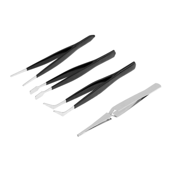 Набор пинцетов Top Tools 32D423, 4 шт.
Набор пинцетов Top Tools 32D423, 4 шт.