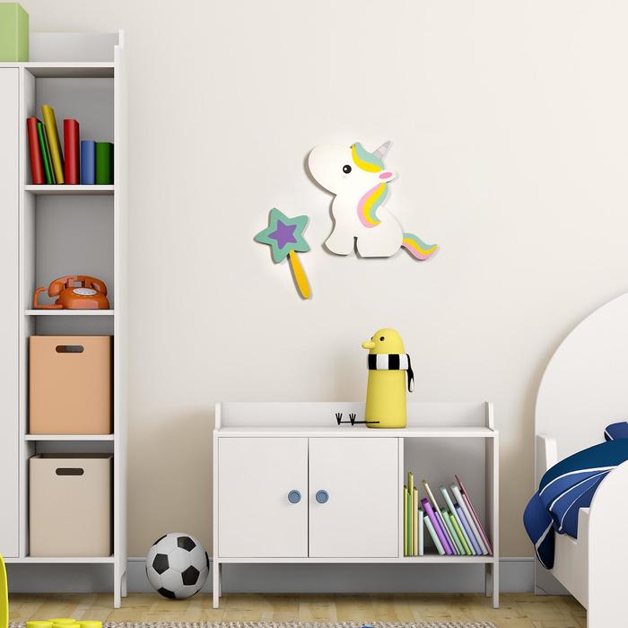 Декор настенный "Единорог", 28х29.5 см, звезда 23х13.5 см
Декор настенный "Единорог", 28х29.5 см, звезда 23х13.5 см