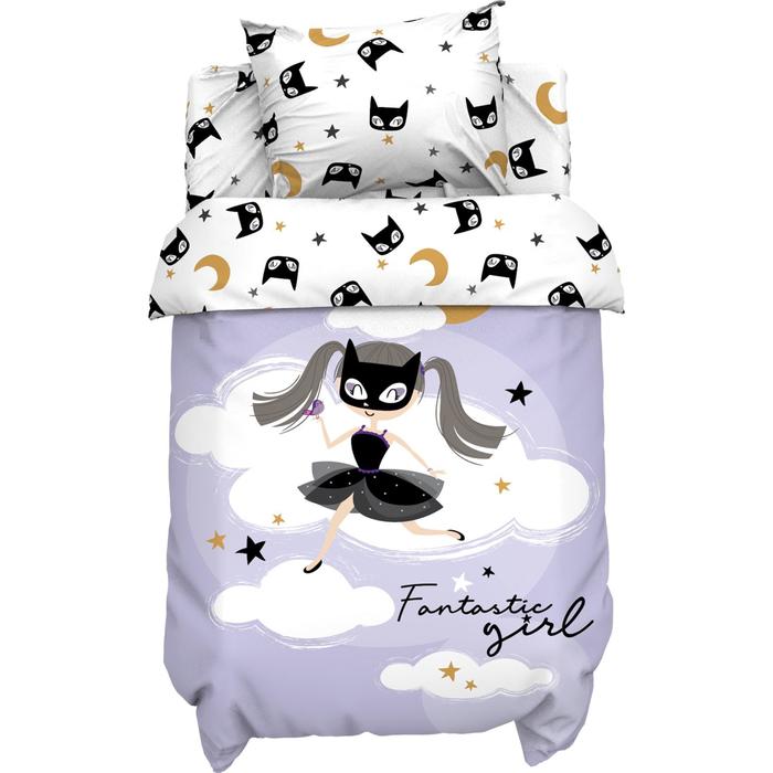 Постельное бельё детское Крошка Я "Fantastic girl", 112х147 см, 60х120+20 см, 40х60 см
Постельное бельё детское Крошка Я "Fantastic girl", 112х147 см, 60х120+20 см, 40х60 см