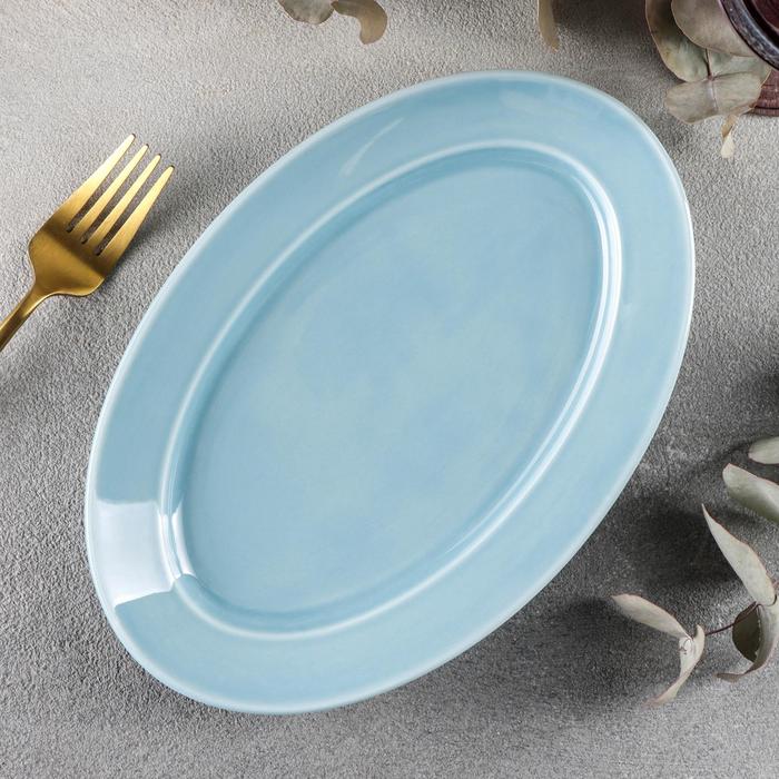 Блюдо овальное «Акварель», 24,5×16,5 см, цвет голубой
Блюдо овальное «Акварель», 24,5×16,5 см, цвет голубой