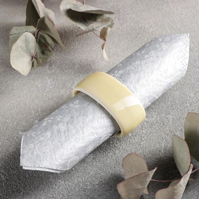 Кольцо для салфеток «Акварель», цвет жёлтый
Кольцо для салфеток «Акварель», цвет жёлтый