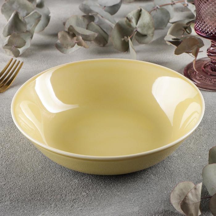 Салатник «Акварель», 600 мл, цвет жёлтый
Салатник «Акварель», 600 мл, цвет жёлтый