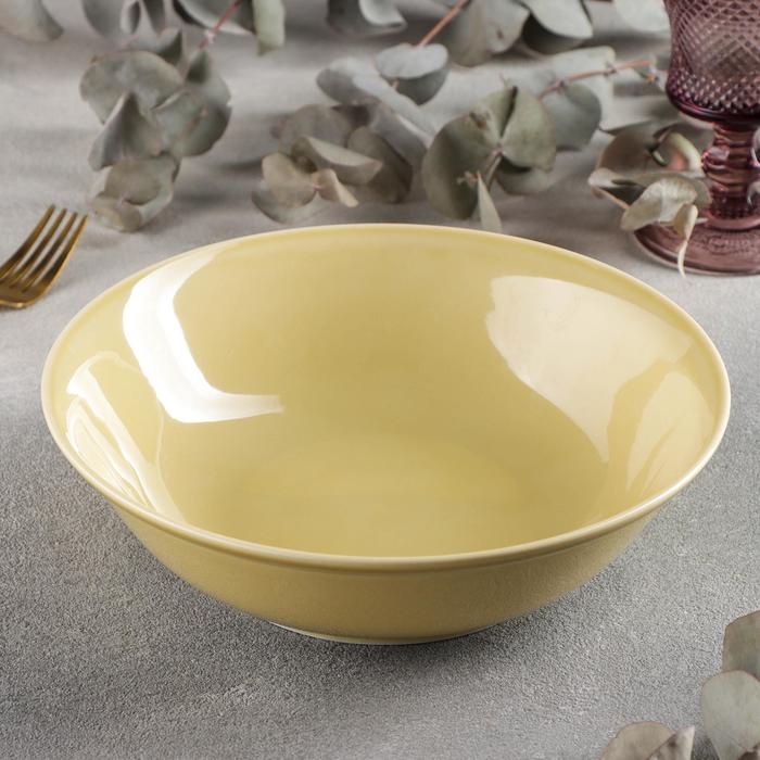 Салатник «Акварель», 1 л, цвет жёлтый
Салатник «Акварель», 1 л, цвет жёлтый