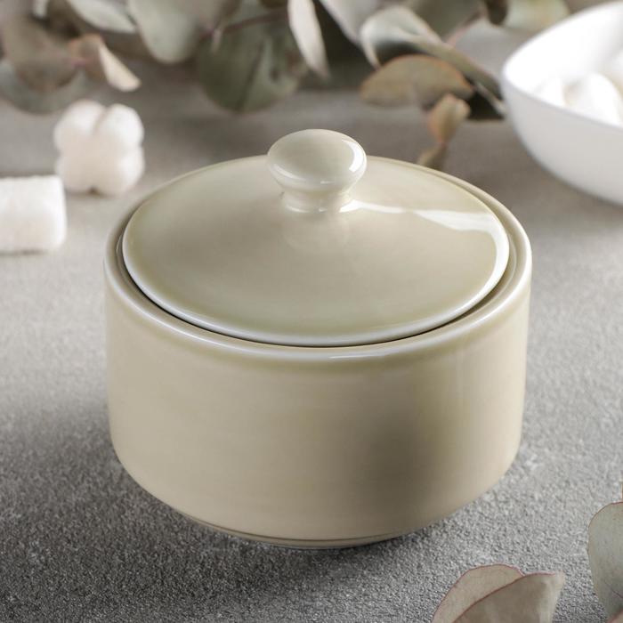 Сахарница «Акварель», 250 мл, цвет бежевый