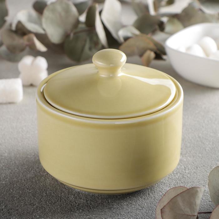 Сахарница «Акварель», 250 мл, цвет жёлтый
Сахарница «Акварель», 250 мл, цвет жёлтый