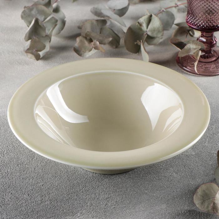 Тарелка глубокая «Акварель», d=22 см, цвет бежевый
Тарелка глубокая «Акварель», d=22 см, цвет бежевый